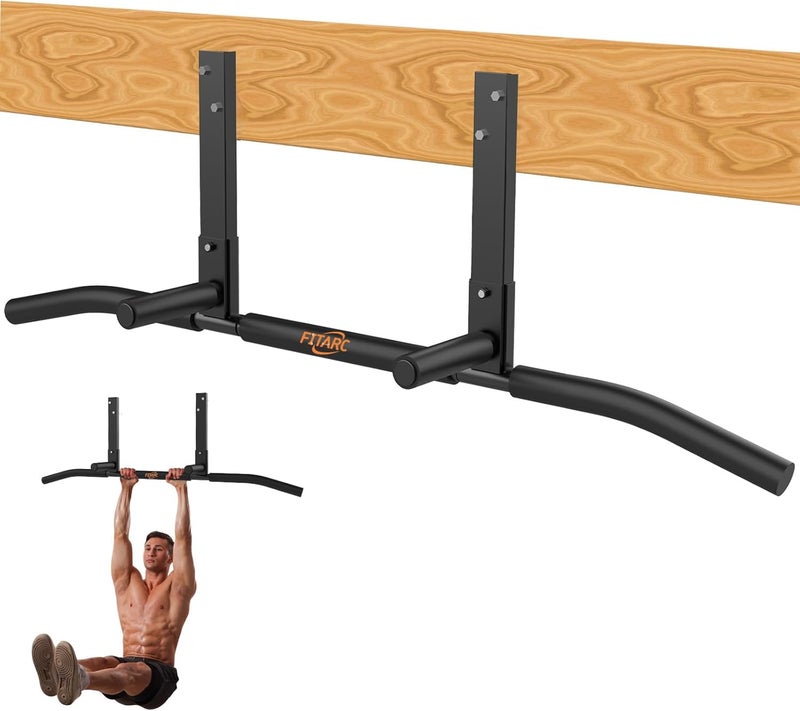 Fitarc بار سحب مثبت على العارضة، بار سحب مثبت على الحائط للسقف للأشعة، هيكل فولاذي ثقيل، معدات صالة رياضية منزلية - براءة اختراع قيد الانتظار - Image 1